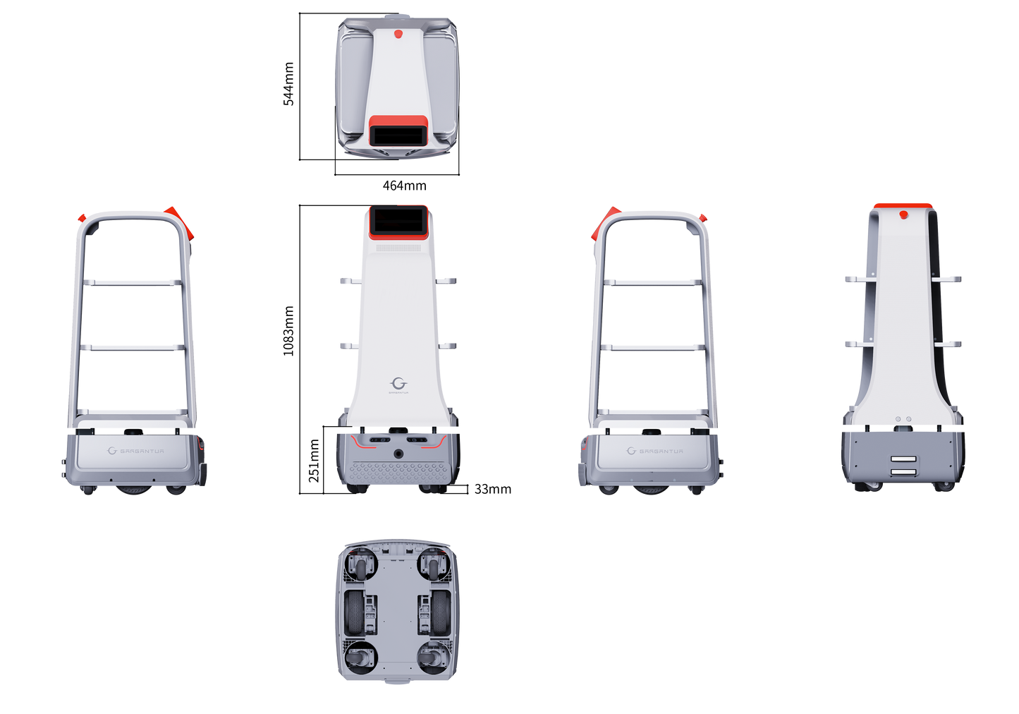 F3 Advanced Food Delivery Robot